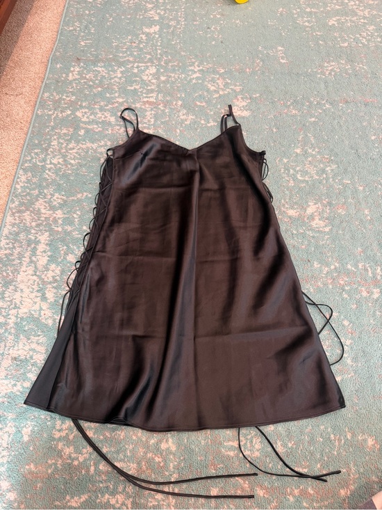 Victoria's Secret Other - Y2K VS Black Lace-Up Slip Dress - Women Intimates & Sleepwear